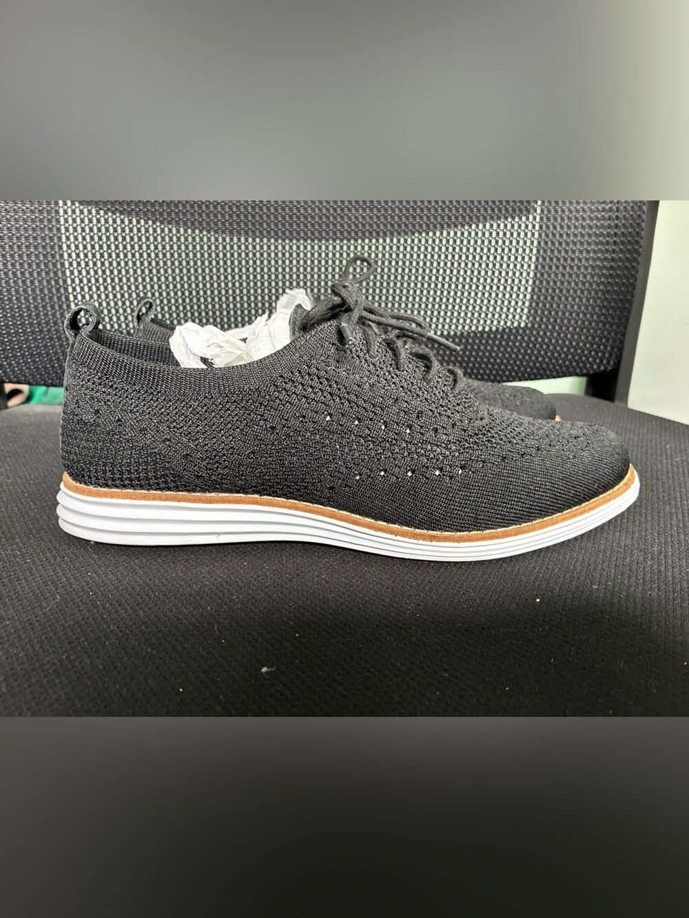 Cole Haan Womens ΓriginalGrand Stitchlite Wingtip Sneaker Oxford Sz 7.5